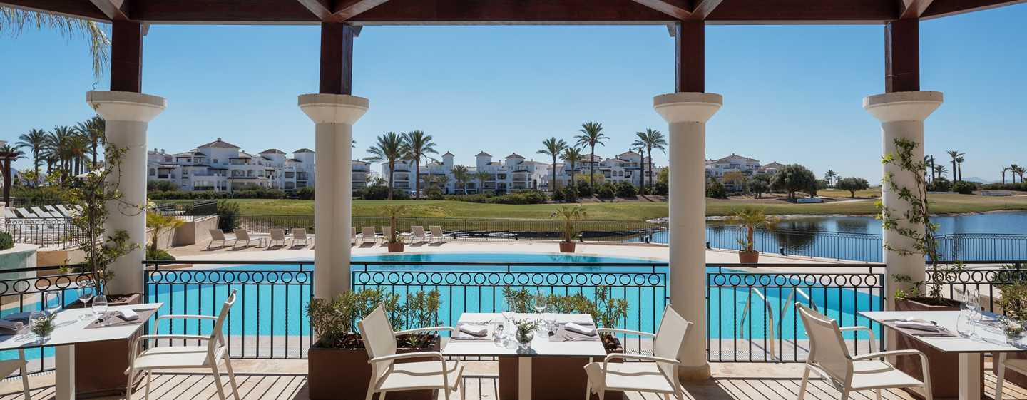 Doubletree By Hilton La Torre Golf Resort Roldan Bagian luar foto View of the golf course